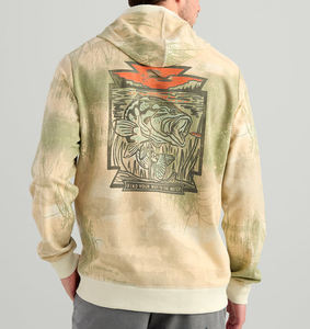 Hoodie de pêche léger sur mesure à manches longues pour homme, séchage rapide - Product Image 4