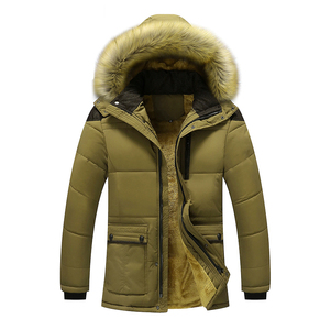 Men's Casual Winter Warm <b>Puffer</b> Parka <b>Jacket</b> Solid <b>White</b> Duck Parka with Waterproof Hood Zippered Lined Logo Print Outdoor Coats - Product Image 6