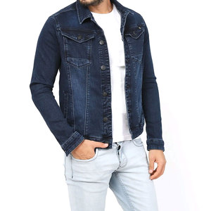 Fashion Streetwear Designer 2025 Denim Jeans <b>Jacket</b> Stylish Casual <b>Long</b> Sleeve Wholesale Denim <b>Men's</b> <b>Jackets</b> - Product Image 2