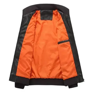 Veste en cuir de haute qualité pour hommes, style urbain, couleur personnalisable, 100 % cuir, modèle 2026, en vente - Product Image 5