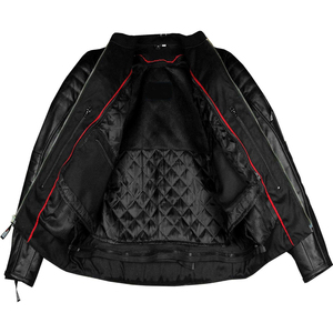 Custom Genuine <b>Leather</b> Eco-Friendly Windproof Streetwear <b>Winter</b> <b>Jacket</b> for Unisex Standard Thickness Zipper Closure - Product Image 6