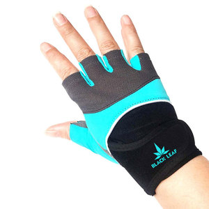 Wholesale Fitness Sports & Outdoor/Indoor Training <b>Weight</b> Lifting Gym <b>Gloves</b> Half Finger With Customized Logo - Product Image 4