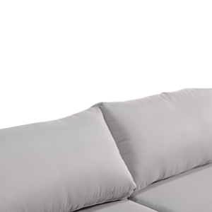 Canapé d'extérieur modulable en mousse avec structure métallique, durable, pour hôtels, appartements et villas - Product Image 5