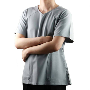 ชุดยูนิฟอร์มแพทย์ พยาบาล คลินิกสปา สำหรับชายและหญิง แบบสั่งทำพิเศษ ชุดสครับโรงพยาบาล 2 ชิ้น พร้อมกางเกงและโลโก้ตามสั่ง - Product Image 6