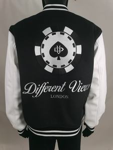 Veste universitaire pour homme de qualité supérieure, design personnalisé, manches en cuir, veste universitaire brodée, veste streetwear d'hiver - Product Image 4