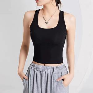 Top Deportivo de Tirantes Cruzados para Mujer, Personalizado al por Mayor, de Alta Elasticidad, con Logotipo Personalizado, para Gimnasio, Fitness, Yoga - Product Image 1