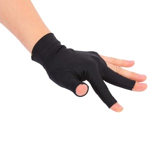 Guantes de billar para jugadores, guantes de control suave para tacos, guantes antideslizantes, ajuste cómodo, guantes de tres dedos para juego de billar - Product Image 3