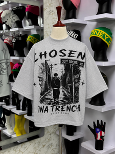 เสื้อยืดกราฟิกโอเวอร์ไซส์สั่งทำพิเศษสำหรับผู้ชาย ผ้าฝ้าย 100% สตรีทแวร์ หนานุ่ม ทรงไหล่ตก พิมพ์ลายลำลอง รับผลิตแบบ OEM ODM - Product Image 4