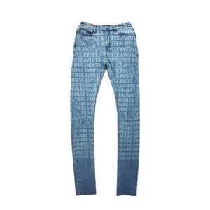 Mens High Casual <b>Denim</b> Jeans Eco-Friendly Washable Durable Streetwear Inspired Fashion Piece for Everyday Travel Use Wholesale - Product Image 1