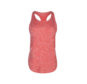 2026 <b>High</b> Quality Women's <b>Red</b> Knitted Tank <b>Top</b> Scoop Neck Breathable Casual Solid Color Polyester Sportwear - Product Image 1