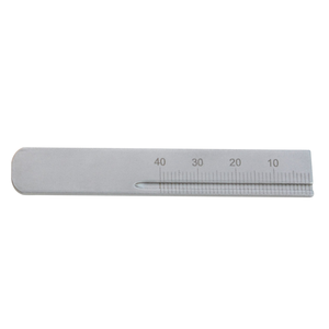 Règle de mesure manuelle endodontique haut de gamme pour le calibrage de la longueur de travail des canaux radiculaires, compatible Gutta Percha, ISO13485 - Product Image 2