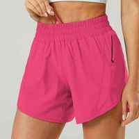 Nouveaux shorts de course actifs confortables à séchage rapide et extensibles avec tissu doux, taille élastique et design antidérapant pour femmes