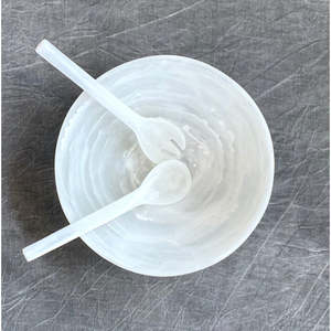 Oceanic Pearl Signature Resin Bowl Luxury Handcrafted <b>Epoxy</b> Decorative Centerpiece & Serving Bowl for Dining <b>Table</b>, <b>Coffee</b> - Product Image 5