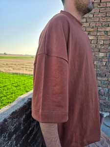 2026 New Style Custom Printed Front Men's 100% Cotton Short Sleeve O-Neck Eco-Friendly Breathable Anti-Wrinkle Loose Fit T-shirt - Product Image 2