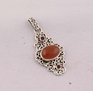 Anillo de Piedra Lunar Durazno Natural, Plata de Ley 925, Joyería Hecha a Mano, Anillo de Piedras Preciosas de Diseño para Mujer, Estilo Boho, Regalo de Aniversario - Product Image 3