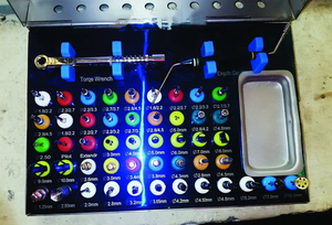 ชุดเครื่องมือขยายกระดูกสำหรับการผ่าตัดฝังรากฟันเทียม 50 ชิ้น ยี่ห้อ Bone Bridge Instruments พร้อมเครื่องมือเจาะแบบแมนนวล ประแจ และวัสดุสแตนเลส - Product Image 5