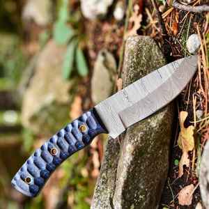 Couteaux de survie en plein air personnalisés OEM Damascus avec garantie de 3 ans, lame fixe, cadeau pour lui, OEM industriel, produit Palace LLC - Product Image 6