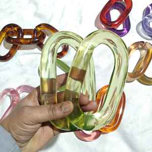 งานศิลปะแขวนผนังรูปนกฮูกนางฟ้าหลากสีขนาดใหญ่ โปร่งใส เป็นมิตรกับสิ่งแวดล้อม ทำด้วยมือจากเรซิ่นอีพ็อกซี่ พร้อมโซ่เชื่อมต่อ - Product Image 1