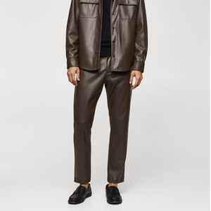 Pantalon en cuir pour homme, fabriqué en usine, léger, best-seller, prix avantageux, vêtements décontractés, qualité supérieure - Product Image 2