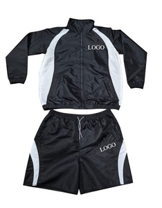 Unisex Olive Pink Tracksuit Set Full Sleeve Zipper Jacket With <b>Shorts</b> Side <b>Pockets</b> Quick Dry Sporty Design Adult Spring Wear - Product Image 3