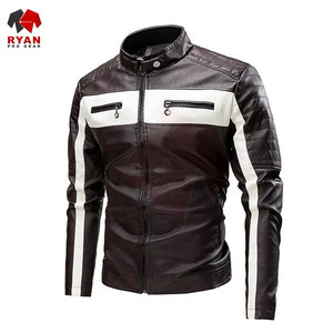 Vestes en cuir sur mesure pour hommes, couleurs unies, logos personnalisés, grandes tailles, vestes respirantes de Ryan Pro Gear - Product Image 6