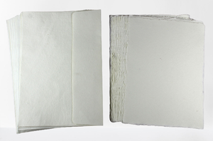 กระดาษพรีเมียมคอตตอนสำหรับงานโปรโมชั่น 10 แผ่นขนาด A6 พร้อมซองจดหมาย 5 ซอง บรรจุเป็นชุดในแฟ้ม - Product Image 6