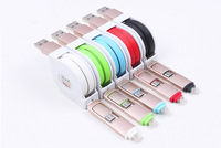 Kabel Data Pengisian Cepat 1m dengan Konektor Lightning/Micro USB/Type-C untuk Ponsel, Hadiah Tenun Kuda Tahun Baru, 2-tow 3-head