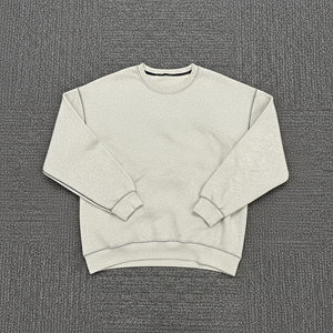 Wholesale <b>Men</b> Puff Print Graphic Heavy Cotton Oversized Sweatshirt Streetwear Hip Hop <b>Pullover</b> Supplier - Product Image 5