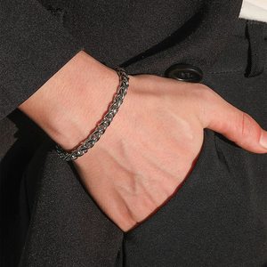 Men's <b>Watches</b> <b>Black</b> Dial Mesh Band Sport Quartz Wrist <b>Watch</b> 6213 - Product Image 2
