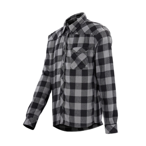 Camisas de Franela Casuales para Hombre, Estilo Motociclista, Cuello Camisero, Manga Larga, Corte Entallado, Transpirables, Antiarrugas, de Secado Rápido, Teñidas con Hilo - Product Image 2