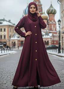 Trendy Everyday Modest Abaya Soft Nida <b>Islamic</b> Dress Comfortable Casual Wear Factory Wholesale Traditional Muslim <b>Clothing</b> - Product Image 4