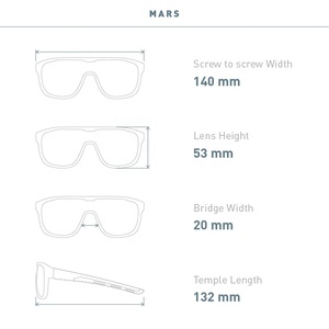 Lunettes de Soleil MARS Sports Casual UV400 Polarisées Gris - Product Image 5