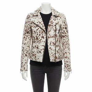 Chaqueta de Cuero Vacuno para Mujer, Estilo Urbano, de Alta Calidad, Personalizable, Informal, de Invierno, Manga Larga - Product Image 1