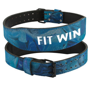 Ceinture de musculation en cuir de vachette premium pour soulevé de terre, haltérophilie, musculation, squat, entraînement en salle de sport, soutien de force réglable - Product Image 4