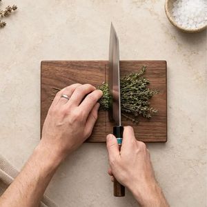 Juego de Cuchillos de Chef Profesionales para Restaurante, 2 Piezas, Mangos de Madera, Ambidiestros, Aptos para Lavavajillas, Hojas Duraderas de Acero Inoxidable, Uso Diario - Product Image 2