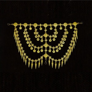 Épingle à cheveux Damdi Tikka traditionnelle plaquée or pour femmes, bijoux de cheveux ethniques pour la danse classique, qualité d'exportation en gros - Product Image 5