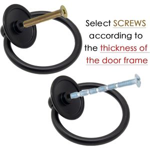 12 poignées de tiroir noires en alliage de zinc à trou unique pour armoire, commode, meubles et quincaillerie - Product Image 3