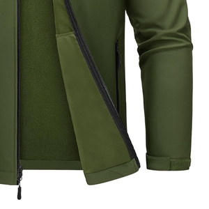 Custom Made 2024 Men's Waterproof Men Softshell <b>Jacket</b> for Hunting Hiking & Camping Solid Pattern Woven Technique - Product Image 6