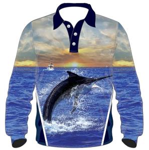 Camisetas de Pesca UPF50 con Protección UV, 100% Algodón, Antibacterianas, Personalizables, Transpirables, de Secado Rápido - Product Image 1