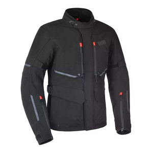 Blouson de moto noir pour homme, manches longues, coupe-vent, toutes saisons, équipement de conduite - Product Image 5