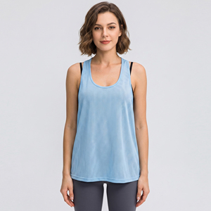 Yoga Performance Stringer Vest Women Custom Gym Stringer Womens Gym Wear Vest Ladies Fitness Wear Stringer <b>Top</b> - Product Image 1