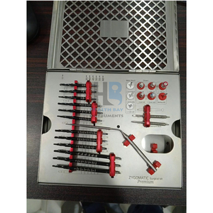 Kit Quirúrgico Premium para Implantes Zigomáticos – Juego de Brocas Dentales con Brocas Guiadas, Destornilladores y Fresas de Diamante - Product Image 3