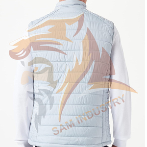 Chalecos Sin Mangas de Diseño Personalizado al por Mayor, Chaquetas Acolchadas de Colores Sólidos, Chaquetas Acolchadas Sin Mangas para Hombre de Alta Calidad - Product Image 4