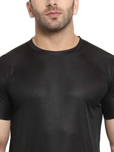 Camiseta de cuello redondo y manga corta para hombre, ropa básica masculina, camiseta informal. - Product Image 1