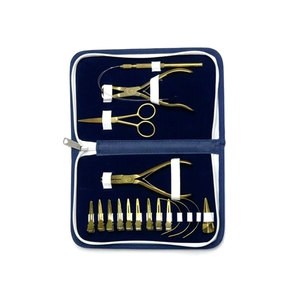 Kit Profesional de Herramientas para Extensiones de Cabello con Pinzas de Acero Inoxidable, Agujas de Coser, Herramienta de Anclaje, Calidad de Salón - Product Image 3