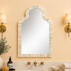 Espejo Decorativo de Pared Hexagonal de Diseño Moderno con Incrustaciones de Hueso Hecho a Mano, Navidad, OEM, ODM - Product Image 3