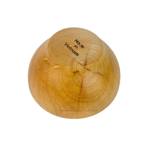 Cuenco de sopa de madera rústico-Cuenco sostenible hecho a mano para comidas diarias - Product Image 5