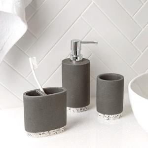 Juego de Accesorios de Baño de 3 Piezas de Piedra Natural, Organizador Elegante para Baño, Perfecto para el Hogar o para el Espacio de Cuidado Personal - Product Image 3