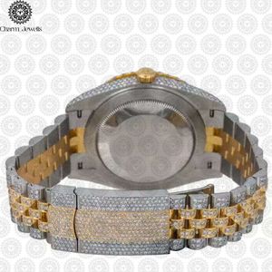 Reloj Charm_Jewells de Lujo, Acero Inoxidable, Caja Redonda de 38mm, Cuarzo Analógico, Bisel con Diamantes, Unisex, Moda - Product Image 4