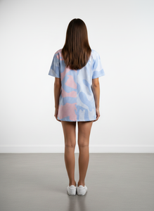 Front and <b>Back</b> Custom Women's Personalized Solid 100% Cotton Slim Fit Knitted Silk Screen Printed <b>T</b>-Shirt - Product Image 3